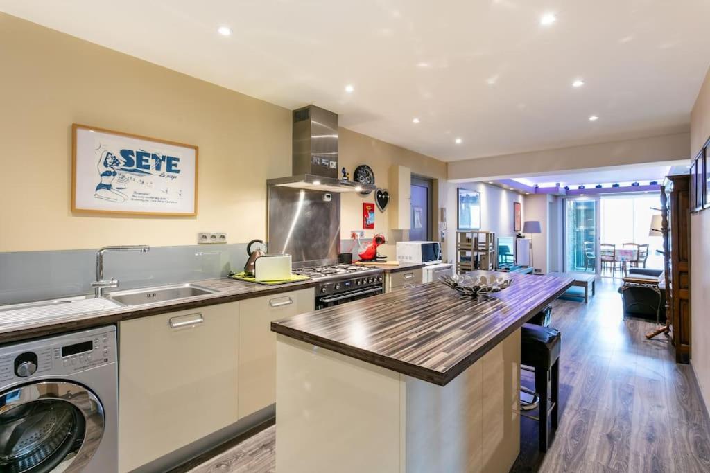 Appartement T4 Centre Ville Sete Tout Confort 3 Chambres Zewnętrze zdjęcie